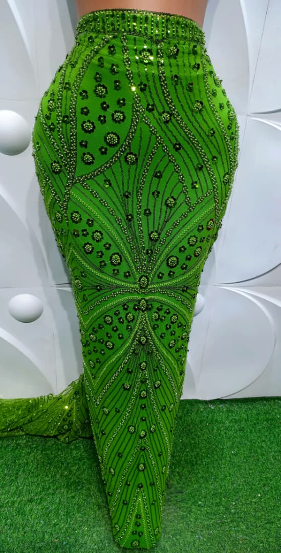 Full beaded lace. - Image 3