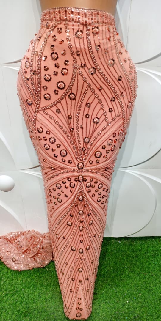 Full beaded lace. - Image 4