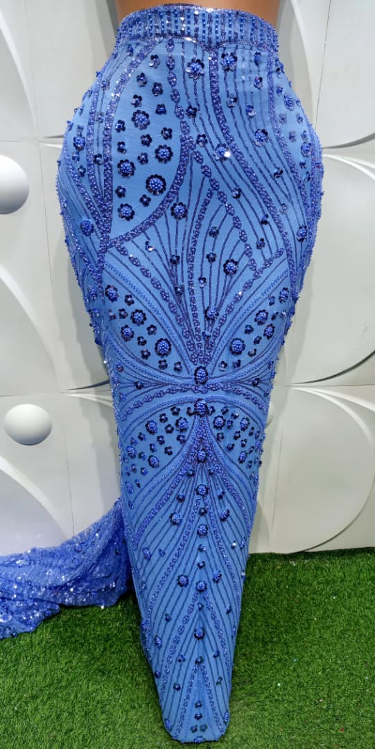 Full beaded lace. - Image 9