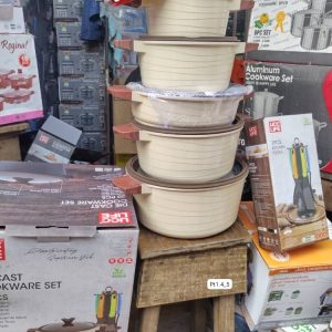 Ceramic cookware.