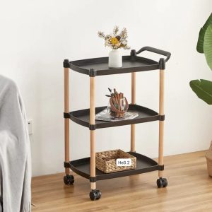Moveable Nordic Square Shape Household Trolley.