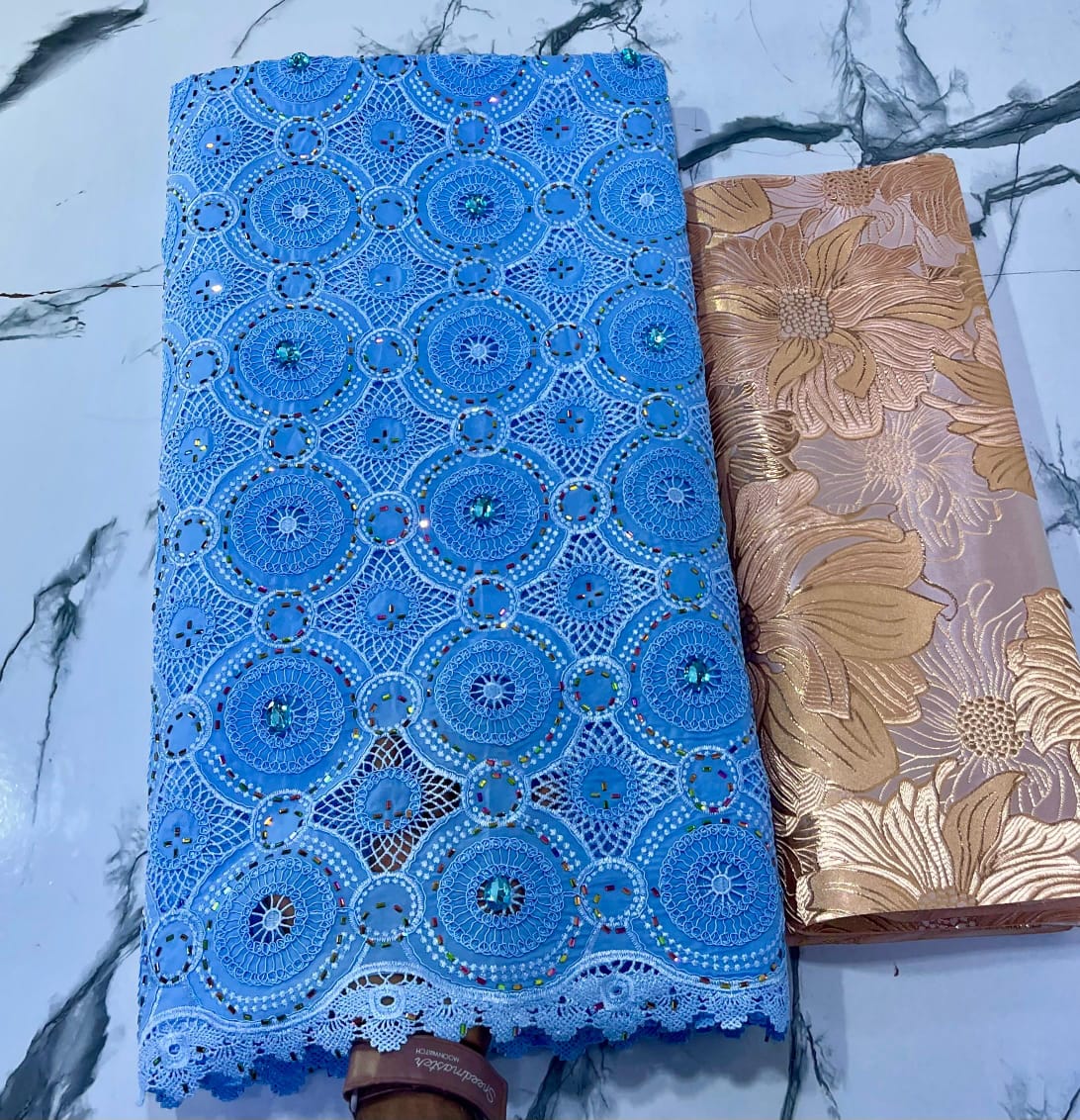LUXURY CORD LACE with CRYSTAL STONES - Image 7