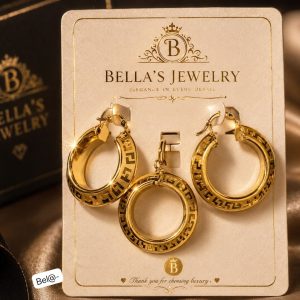 Original Pendant and Earring.