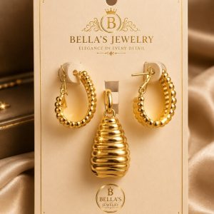 Original Pendant and Earring.