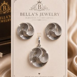 Original Pendant and Earring.