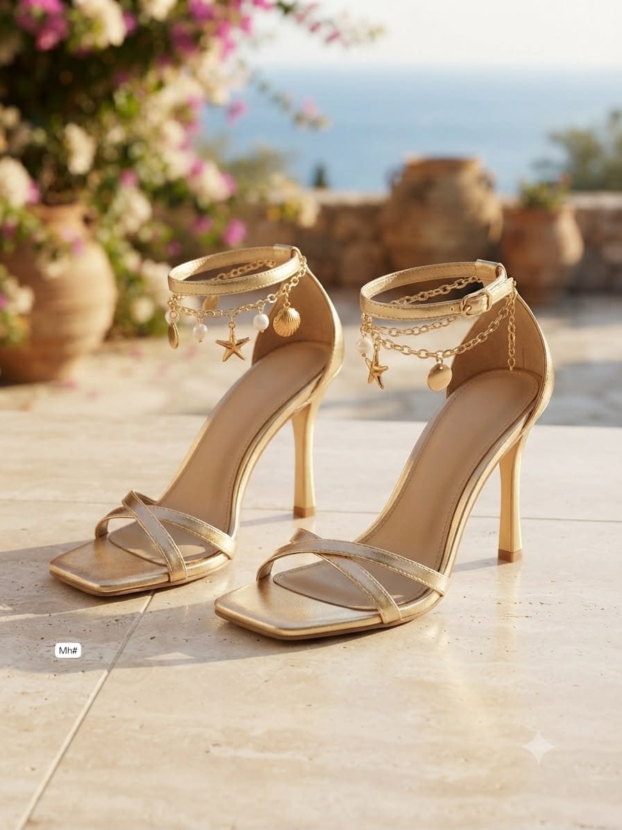 Sandal heel.
