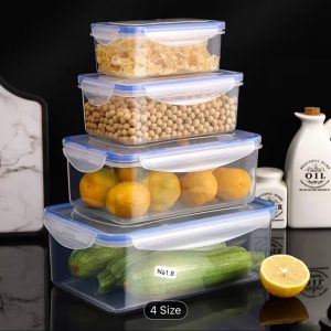4in1 plastic food storage bowl.