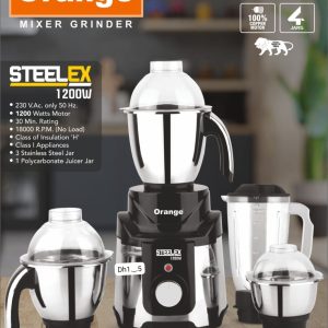 STEELEX-Orange Mixer and Grinder.