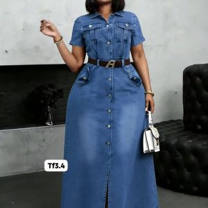 Jeans gown.