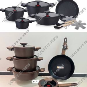 Set of 5 cookware.
