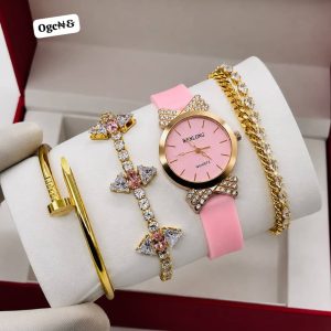 Ladies wristwatch with jewelry set.