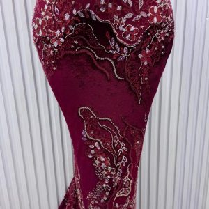 Beaded lace.