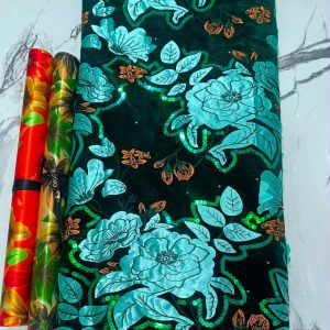 Luxury 3D velvet lace 