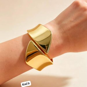 Non tarnish bangle and ring.