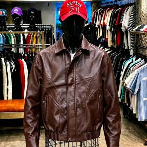 High quality leather jackets.