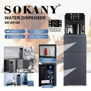 Sokany instant hot & cold water dispenser with compressor.